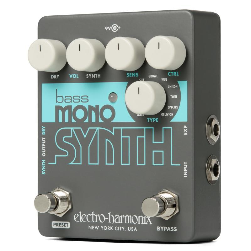 electro-harmonix　Bass Mono Synth 本体　箱付き Pedal de sintetizador de baixo Electro-Harmonix Bass Mono Synth